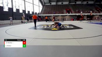 113 lbs 3rd Place Match - Gavin Rockey, Relentless Training Center vs Justus Vrona, Top Dawgs