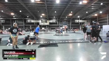117 lbs Round 3 - Braylin Hermes, Coyote Wrestling Club vs Kaila Delfin, Lion Of Judah Wrestling Academy