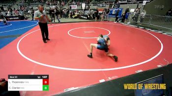 77 lbs Semifinal - Landon Thoennes, PINnacle vs Cody Clarke, Roundtree Wrestling Academy