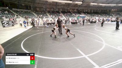 73 lbs Consi Of 8 #2 - Aron Brannon, Pitbull Wrestling Academy vs Riley Morris, BAWC