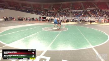 6A-190 lbs Cons. Round 3 - Quinn Wilson, Sunset vs Bladimir Mendez-Chavez, Grants Pass