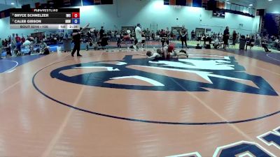 126 lbs Quarterfinal - Caleb Gibson, New River WC vs Bryce Schnelzer, Integrity Wrestling Club