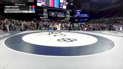 157 lbs Cons. Rd Of 64 - Tommy Holguin, CA vs Lane Blanchard, MI