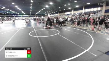 86 lbs 5th Place - Xander Poulin, Dominate WC vs David Gonzalez, Scrap Yard Garage