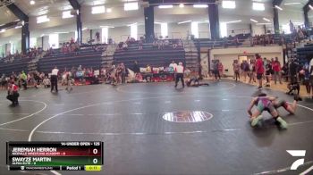 125 lbs Round 1 - Jeremiah Herron, Niceville Wrestling Academy vs Swayze Martin, Alpha Elite