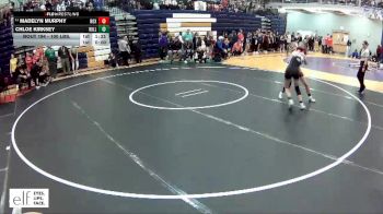 100 lbs. Champ. Round 2 - Madelyn Murphy, Roxana vs Chloe Kirksey, Willard