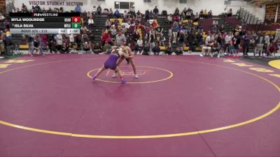 110 lbs Semifinal - Isla Silva, Mt. Lebanon vs Myla Woolridge, Kearney HS