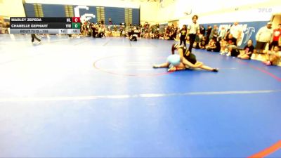 155 lbs 5th Place Match - Chanelle Gephart, Yucca Valley Wrestling vs Marley Zepeda, Santa Ana Wrestling Club