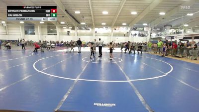 72 lbs Round Of 16 - Bryson Fernandes, Burrillville Lightning vs Kai Welch, Smitty's Wrestling Barn