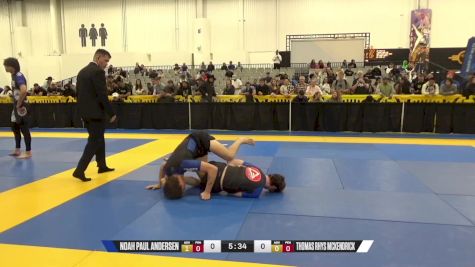 Thomas Rhys McKendrick vs Noah Paul Andersen 2024 World IBJJF Jiu-Jitsu No-Gi Championship