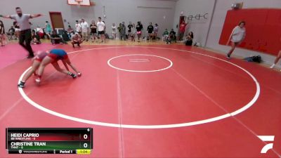 100 lbs Round 1 (6 Team) - Heidi Caprio, BB Wrestling vs Christine Tran, TMNT