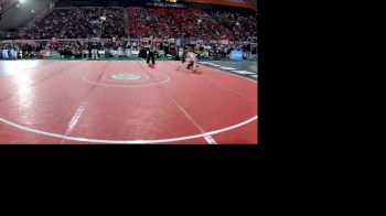 3A 106 lbs Champ. Round 1 - Michael Gahley, Parma vs Camden Worthington, Declo