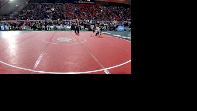 3A 106 lbs Champ. Round 1 - Michael Gahley, Parma vs Camden Worthington, Declo