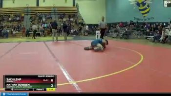 141 lbs Champ. Round 2 - Zach Lemp, Harper CC vs Nathan Rowden, Nebraska Weslyn University