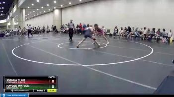 152 lbs Round 9 (10 Team) - Joshua Cline, Centerville Elks vs Hayden Watson, Brownsburg