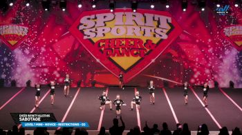 Cheer Infinity Allstars - Sabotage [2025 L1 Mini - Novice - Restrictions - D2 Day 1] 2025 Spirit Sports Myrtle Beach Nationals