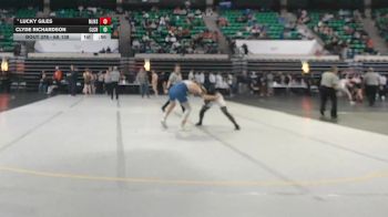 6A 138 lbs Cons. Round 2 - Lucky Giles, Mortimer Jordan HS vs Clyde Richardson, Clay Chalkville