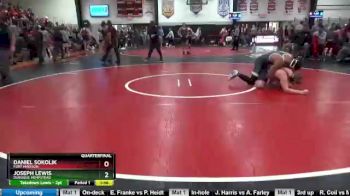 220 lbs Quarterfinal - Daniel Sokolik, Fort Madison vs Joseph Lewis, Dubuque Hempstead