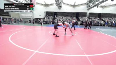 160-H2 lbs 3rd Place - Max Pollara, Hopewell Valley vs Derek Hernandez, GIFPH Wrestling