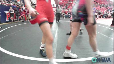 98-105 lbs Consolation - Cambri James, Spartan Wrestling Fort Smith vs Grace Mancuso, Hays Wrestling Club