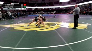 165 lbs Cons. Round 4 - Josh Glance, Capital vs Connor Hauff, Meridian