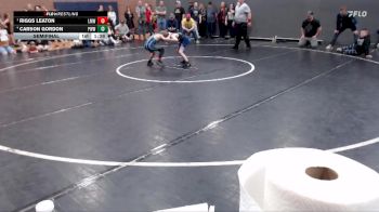 59 lbs Semifinal - Riggs Leaton, Lil Mavs Wrestling vs Carson Gordon, Preston Warriors Wrestling