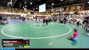 106 lbs Round 2 - Charles Kylis, Wine Country Wrestling Academy vs Tyler Drysen, Team Temecula Wrestling Club