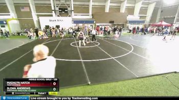 125 lbs Quarterfinal - Madalyn Hatch, Team Wyoming vs Sloan Andrews, Sanderson Wrestling Academy