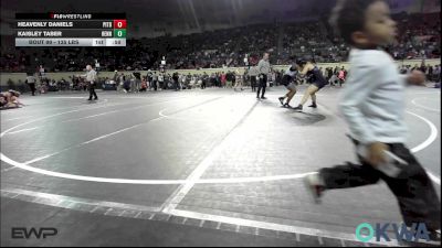 135 lbs Consi Of 8 #2 - Heavenly Daniels, Pitbull Wrestling Academy vs Kaisley Taber, Hennessey Takedown Club