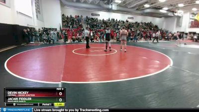 165 lbs Champ. Round 2 - Devin Hickey, Central - Grand Junction vs Jacari Fiddler, Highlands Ranch