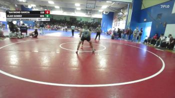 126 lbs Champ. Round 1 - Raymond Garcia, Elsinore vs Alan Gomez, Buena Park