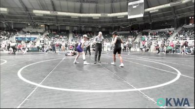 100 lbs Consi Of 8 #2 - Jayden Johnson, ICEFIGHTER U vs Jett McConnell, Chickasha Youth Wrestling