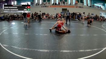 132 lbs Cons. Round 3 - Chris Dominguez, Highlands Elite vs Draven Thompson, Winter Haven Wrestling Club