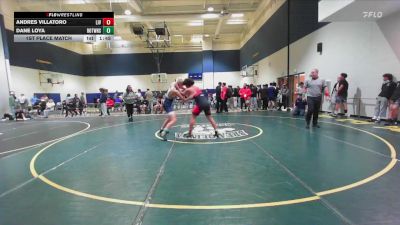 167 lbs 1st Place Match - Andres Villatoro, Livewire vs Dane Loya, Rim Of The World High School