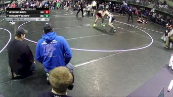 117 lbs Champ. Round 1 - Tragen Wyckoff, Bayard Wrestling Club vs LeTavion Dack, Shelton Kids Wrestling