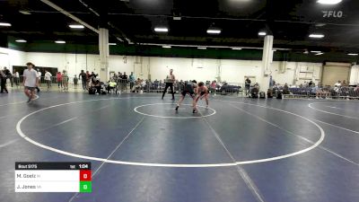 120 lbs Consi Of 64 #2 - Mason Goelz, IN vs Justin Jones, VA