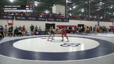 79F kg Champ. Round 1 - Matthew Singleton, Wolfpack RTC vs Daschle Lamer, Beaver Dam Wrestling Regional Training Center