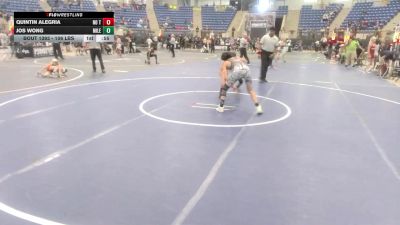 106 lbs Consi Of 8 #2 - Quintin Alegria, No Team vs Jos Wong, Mile High WC