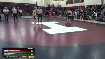 106 lbs Round 1 - Atlee Dewitt, Alburnett vs Cannen Beaumont, Denver