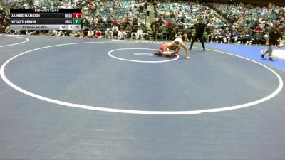 157 lbs Consolation - James Hansen, Madison vs Wyatt Lewis, Del Norte (CC)