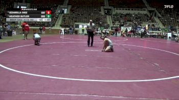 6-7A 165 1st Place Match - Heather Butler, Chelsea vs Izzabella Diez, Central