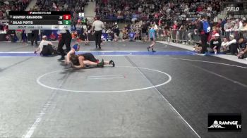 110 lbs 5th Place Match - Hunter Grandon, Jayhawk Wrestling vs Silas Potts, Trailblazer