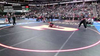 G100-4A Champ. Round 1 - Leah Pintor, Alamosa Girls vs Yliani Garcia, La Junta Girls