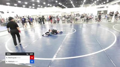 86 lbs Consi Of 4 - Adam Rodriguez, Madera WC vs Andrew Watson, King Wrestling