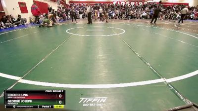 138 lbs Cons. Round 2 - George Joseph, Monterey vs Colin Chung, Menlo-Atherton