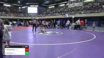 44 lbs Quarterfinal - Francis Schemeley, Franklinville, NJ vs Hunter Schuch, Langhorne, PA