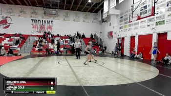 100 lbs Quarterfinal - Ava Cipollina, Owyhee vs Nevaeh Cole, Middleton