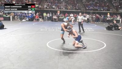 D 1 138 lbs Cons. Round 1 - Brady Hunter, Jesuit vs Henry Cunningham, Barbe