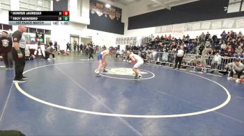 120 lbs 1st Place Match - Hunter Jauregui, Fountain Valley vs Troy Montero, La Mirada