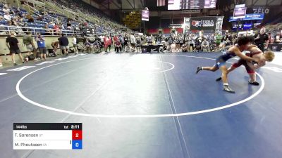 144 lbs Cons 32 #1 - Tucker Sorensen, UT vs Michael Phoutasen, VA